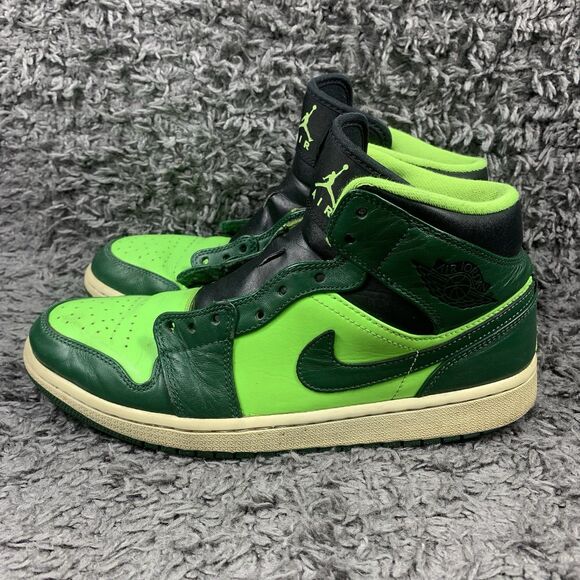 2013 Nike Air Jordan 1 Phat Gorge Green Hulk OG Retro 554724-330 Sz 9.5 main image 8